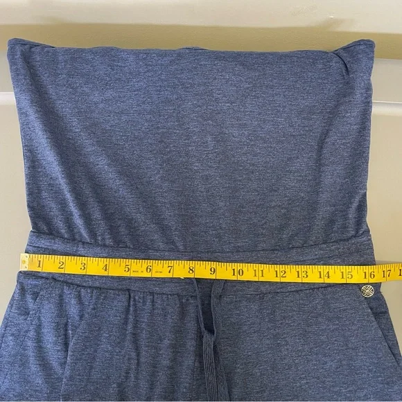 Lilly Pulitzer Women’s Large Sleeveless Maisie Upf 50+ Jumpsuit Heather Blue - Picture 10 of 16